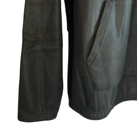 Lazer Lazer Men's Polar Fleece Pullover Hoodie Black, NWT - Picture 5 of 7